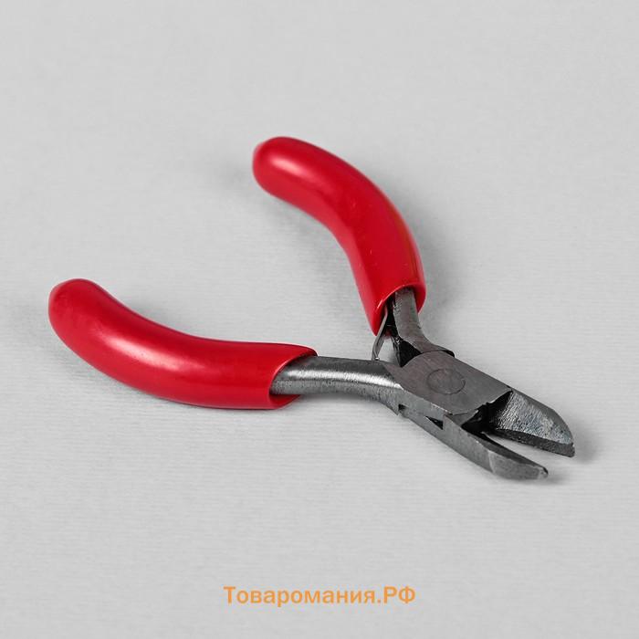 Набор инструментов для рукоделия: бокорезы - 7.5 см, круглогубцы - 8 см, тонкогубцы - 8 см, красный