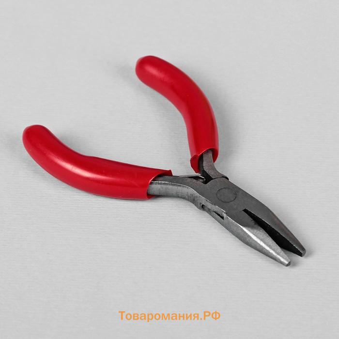 Набор инструментов для рукоделия: бокорезы - 7.5 см, круглогубцы - 8 см, тонкогубцы - 8 см, красный