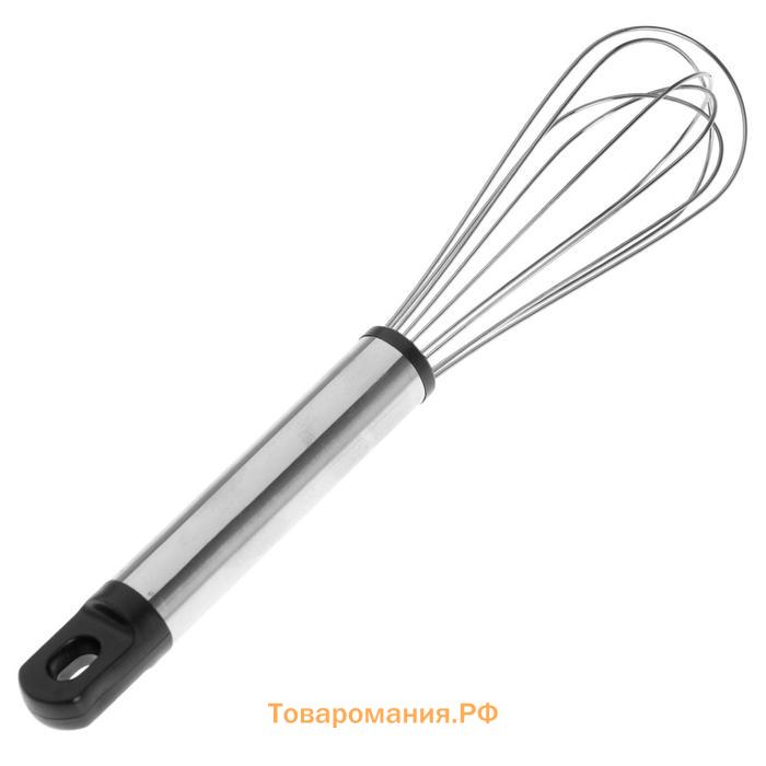 Венчик для взбивания  «Помощник», 21×4.5 см, серебристый