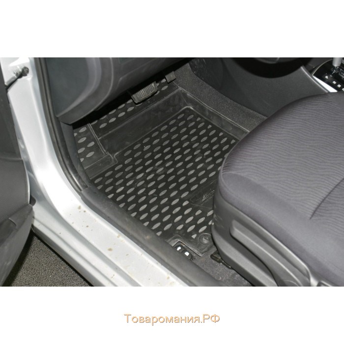 Коврики в салон HYUNDAI Solaris, 2010-2014, 4 шт. (полиуретан)