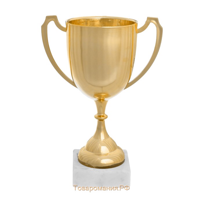Кубок 117, наградная фигура, золото, подставка пластик, 16,3 × 11,3 × 5,6 см.