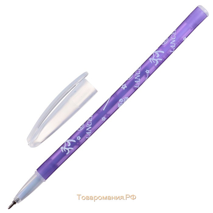 Ручка шариковая, 0.5 мм, стержень синий, корпус с рисунком, цветная, тонированная, МИКС