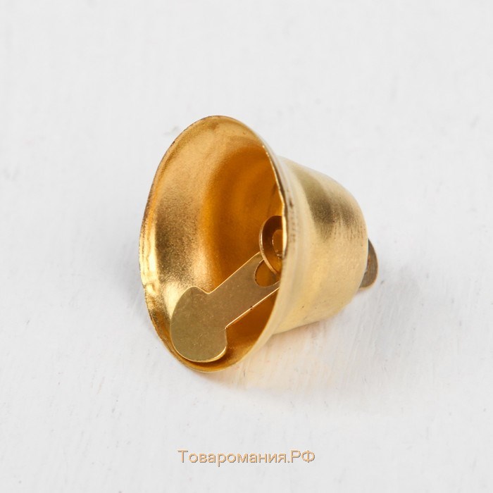 Колокольчик для рукоделия, набор 10 шт., размер 1 шт. — 1,8 см, цвет золотой