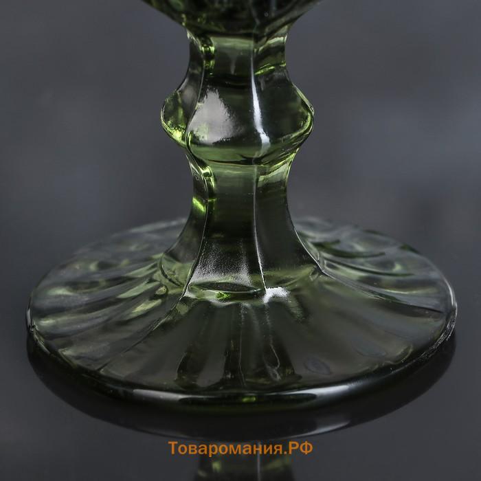 Бокал для вина Magistro «Круиз», 250 мл, 8×15.3 см, стекло, зелёное