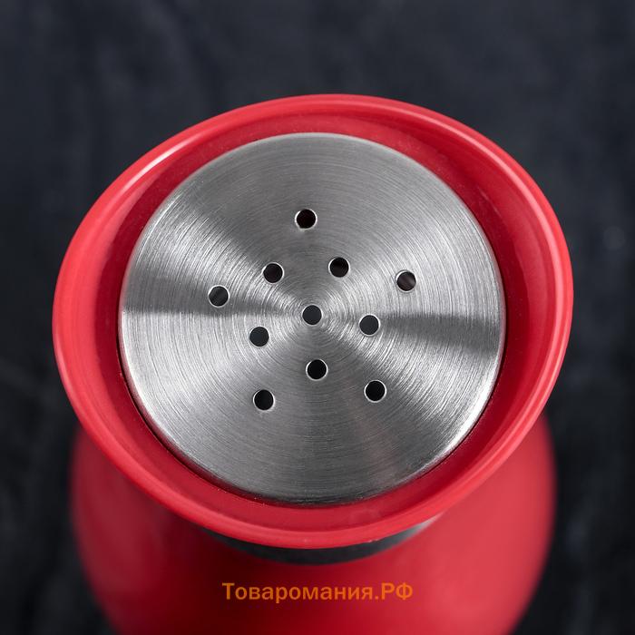 Солонка «Сияние», 5.5×5×11 см, стекло, МИКС