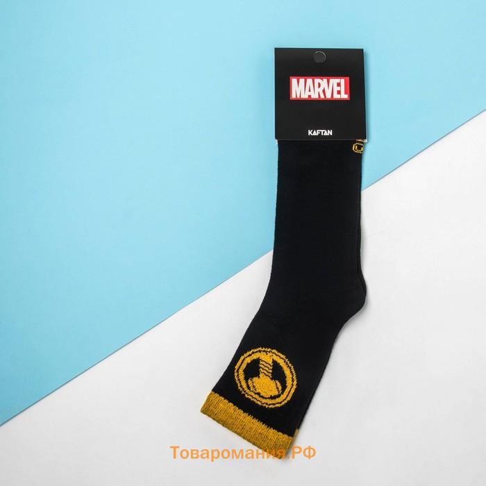 Носки "Тор", Мстители, чёрный, 25-27 см