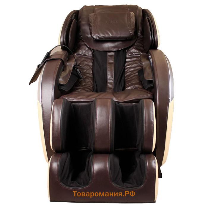 Массажное кресло GESS-830 Futuro, 11 программ, сканирование тела, колонки, коричневое