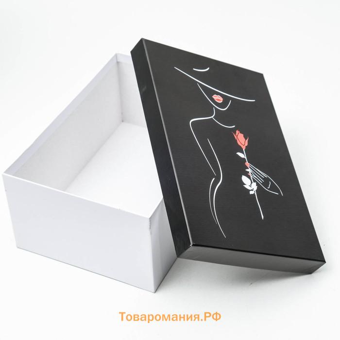 Набор коробок 3 в 1 ,белый, 30,5 х 20 х 13 - 26 х 17,5 х 11 см