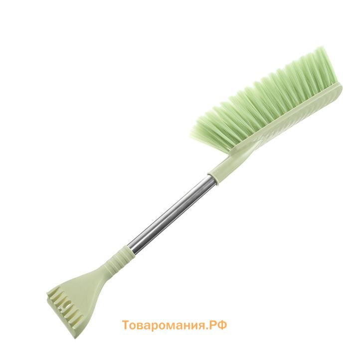 Щетка сметка TORSO, 62 см, со скребком, МИКС
