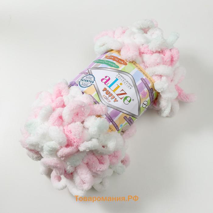 Пряжа "Puffy color" 100 % микрополиэстер 9м/100г (6052)