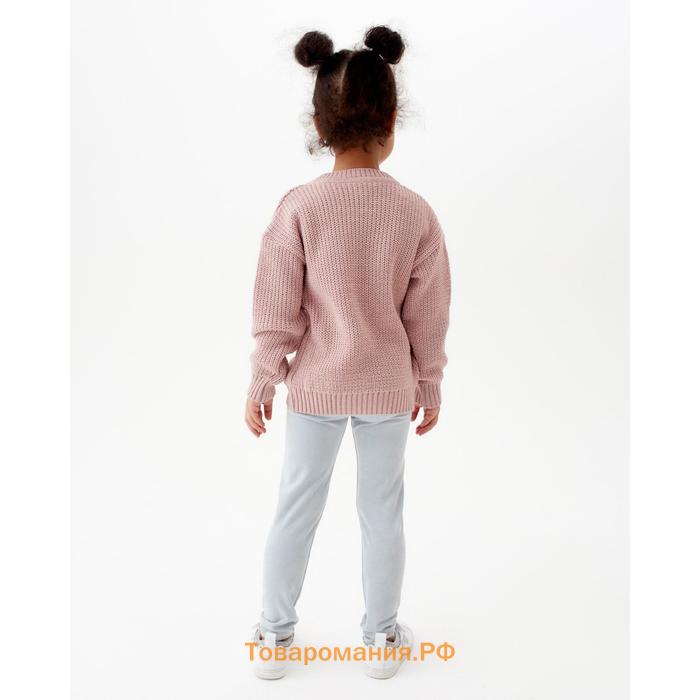 Леггинсы для девочки MINAKU: Casual Collection KIDS, цвет голубой, рост 140 см