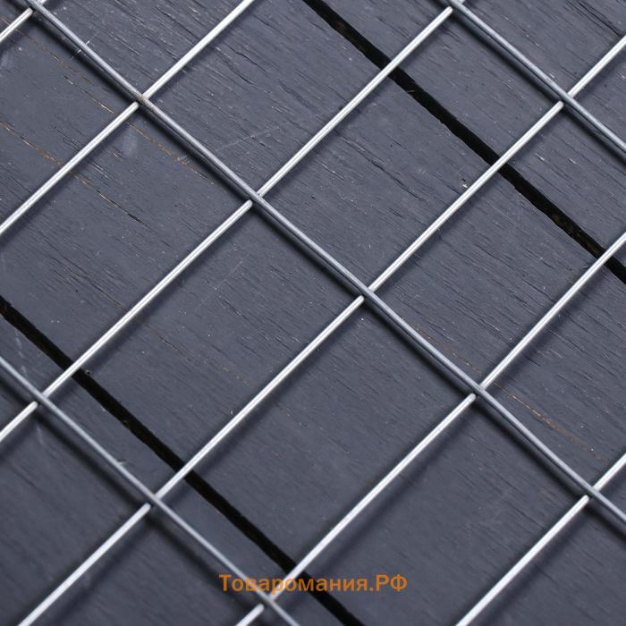 Сетка оцинкованная, сварная, 1,5 × 10 м, ячейка 25 × 50 мм, d = 1,4 мм, металл