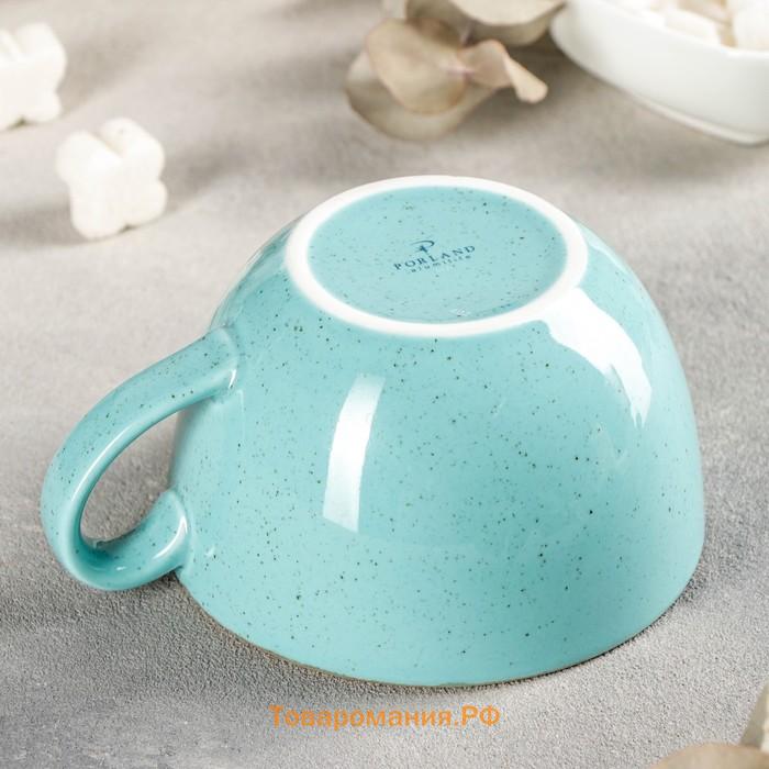 Чашка чайная Turquoise, 340 мл, цвет бирюзовый