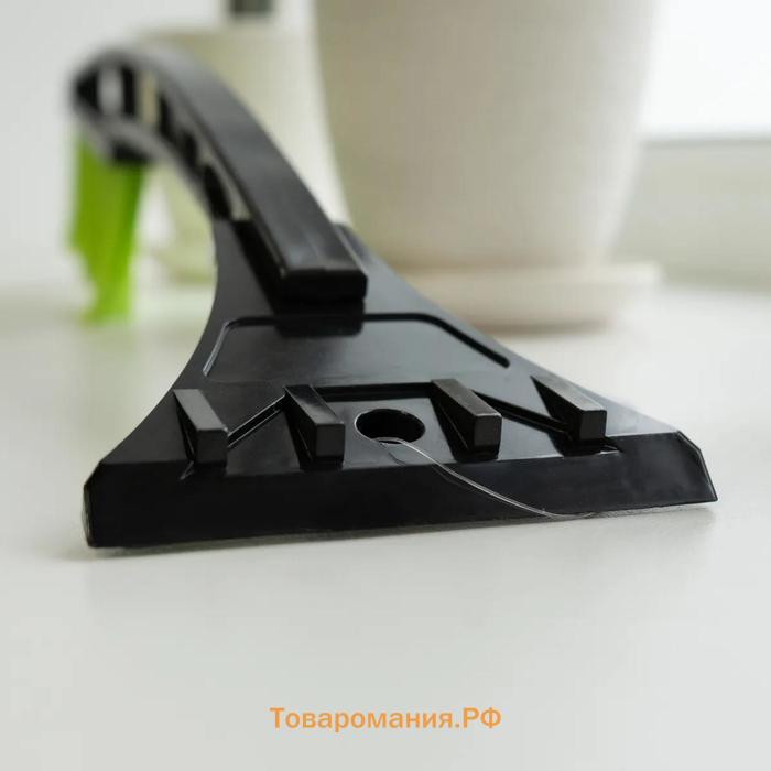 Щетка сметка, со скребком, Torso MG006 автомобильная, съёмный скребок, 39 см