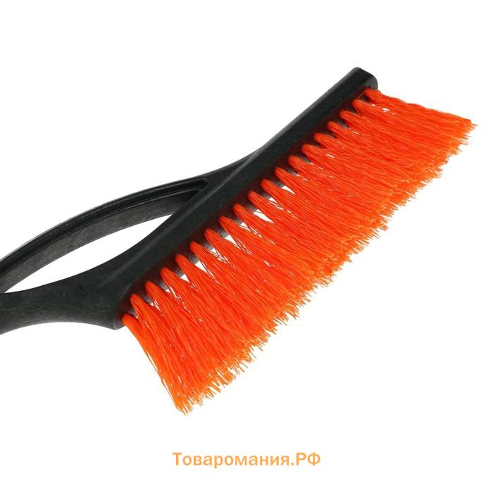 Щетка сметка, со скребком, "Pitstop" Антиснег, 57.5 см, МИКС