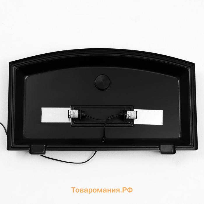 Аквариум "Телевизор" с крышкой, 45 литров, 60 х 22 х 35/40 см, чёрный