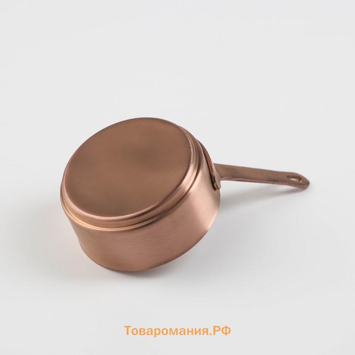 Ковш, 120 мл, 7×7×3.5, марка стали 304, нержавеющая сталь, медный