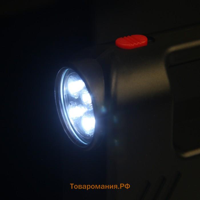 Набор инструментов ТУНДРА, подарочный пластиковый кейс «Фонарь», 21 предмет