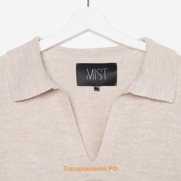 Костюм женский (джемпер и брюки) MIST р. 48-50, бежевый