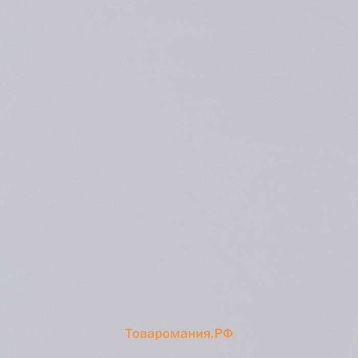 Плёнка для цветов упаковочная тишью влагостойкая «Белый», 0.6 x 8 м, 30мкм