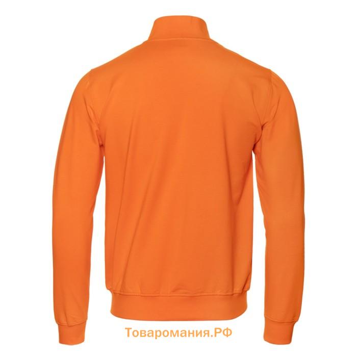 Толстовка унисекс, размер 48, цвет оранжевый