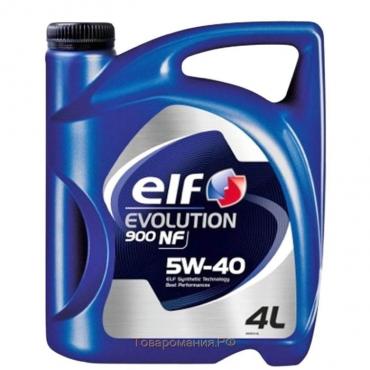 Масло моторное Elf Evolution 900 NF 5W-40 SL/CF, 4 л синтетика