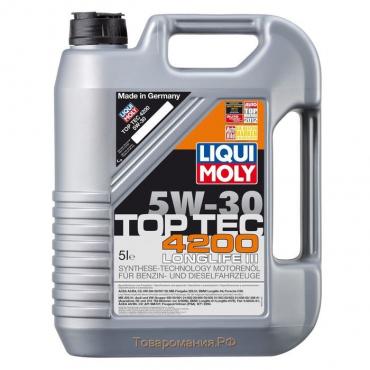 Масло моторное  Liqui Moly Top Tec 4200 5W-30, 5 л