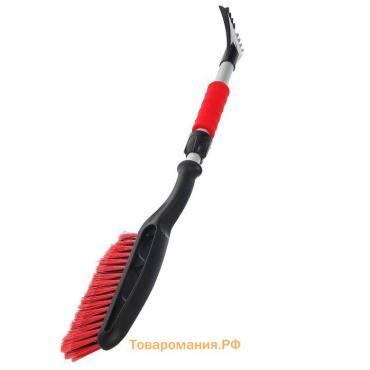 Щетка сметка, со скребком, телескопическая, AVS SB-6333 L, 68-88 см