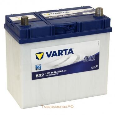 Автомобильный аккумулятор Varta 45 Ач, обратная полярность Blue Dynamic 545 156 033