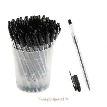 Ручка шариковая СТАММ "VeGa", узел 0.7 мм, стержень 152 мм, чернила чёрные на масляной основе