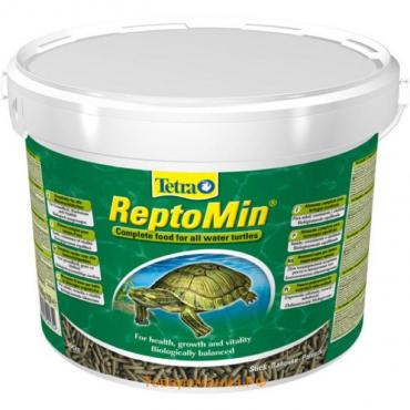 Корм Tetra ReptoMin для рептилий, гранулы, 10 л. 2,8 кг