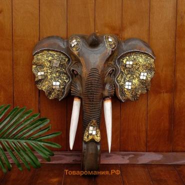Сувенир дерево "Голова Слона" 46х17х50 см