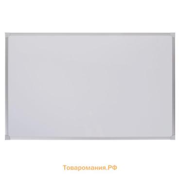 Доска магнитно-маркерная, 90×120 см, Calligrata СТАНДАРТ, в алюминиевой рамке, с полочкой
