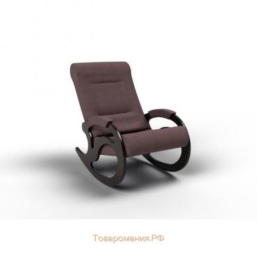 Кресло-качалка «Вилла», 1040 × 640 × 900 мм, ткань, цвет кофе с молоком