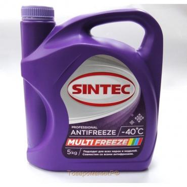 Антифриз Sintec Multi Freeze фиолетовый, 5 кг