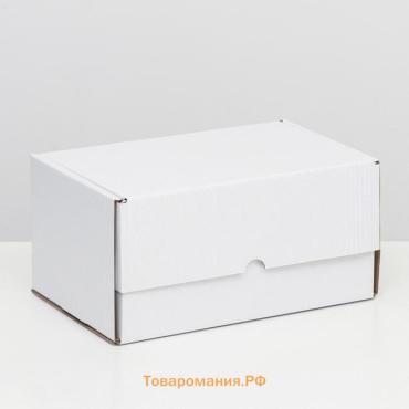 Коробка самосборная «Почтовая», белая, 30×20×15 см