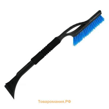 Щетка сметка, со скребком, "Pitstop" Антиснег, 57.5 см, МИКС