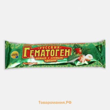 Гематоген Русский с лесным орехом, 40 г