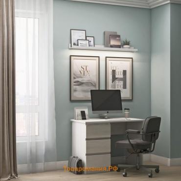 Стол письменный «Сити 5», 1000 × 550 × 750 мм, цвет ясень анкор светлый